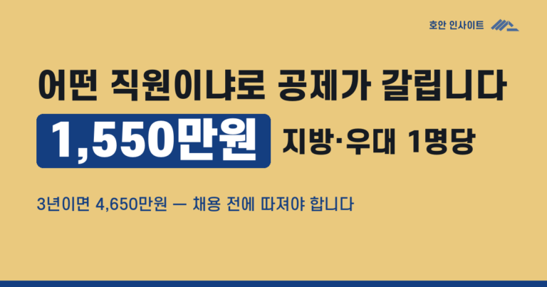 통합고용세액공제, 어떤 직원이 유리한가 (2026)