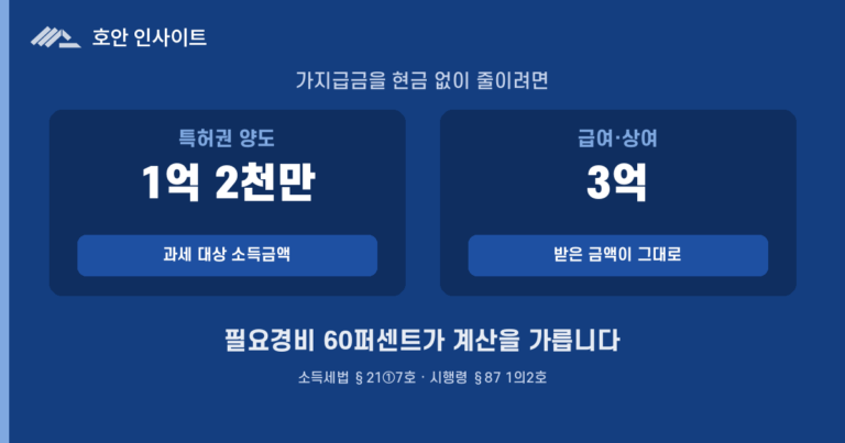 대표 특허권을 법인에 넘겨 가지급금을 정리할 때